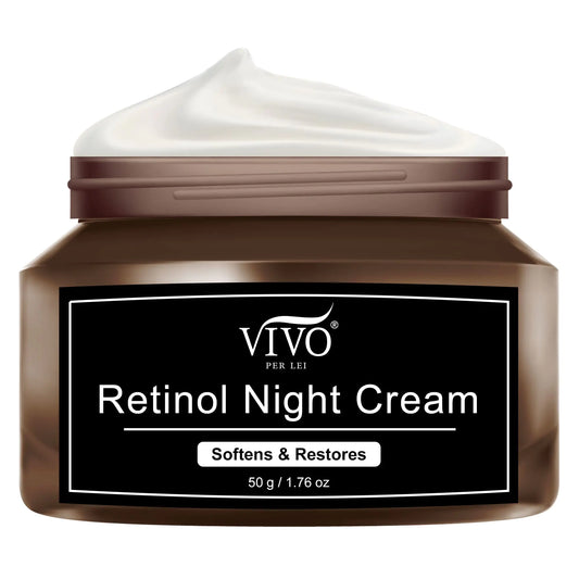 Vivo Per Lei Retinol Night Cream – Anti-Aging Moisturizer with Vitamin E