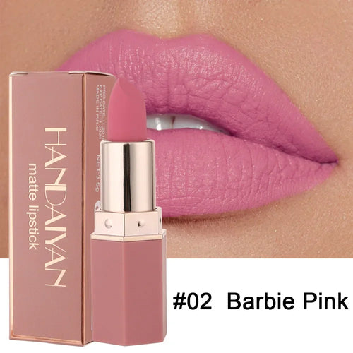 6 Colors Matte Lipstick Beauty Lip Gloss LippenstiftTinted Balm 24